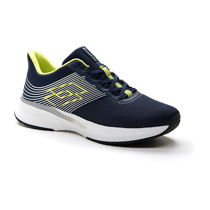 Men Lotto Speedevo 700 Running Shoes Blue / Green | 54061-WYDC
