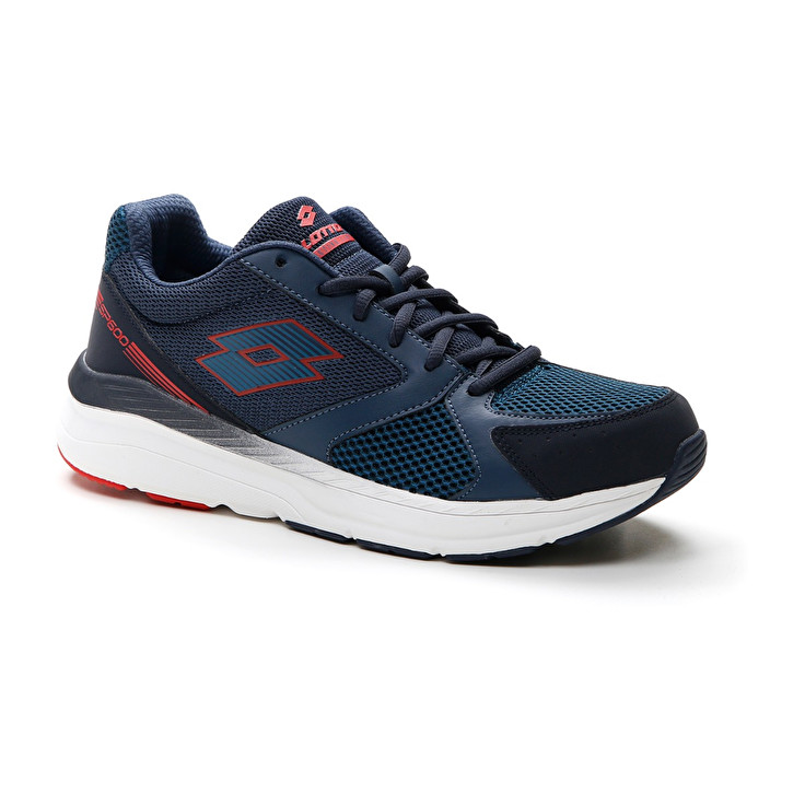Men Lotto Speedride 600 Xi Running Shoes Blue / Blue / Coral | 81963-MSNK