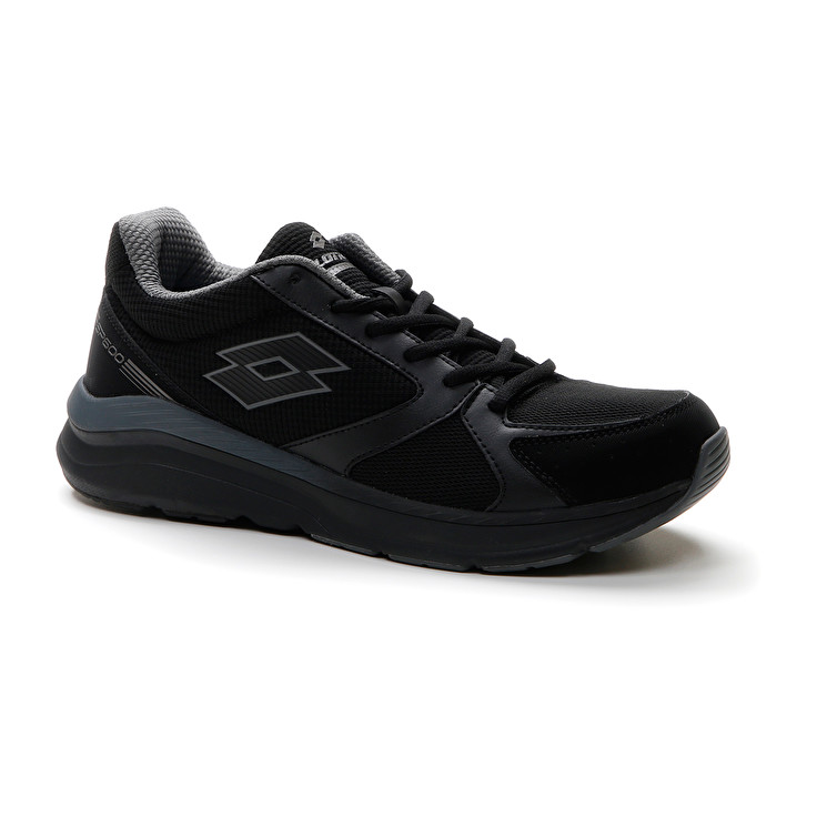 Men Lotto Speedride 600 Xii Running Shoes Black | 02368-KLRX