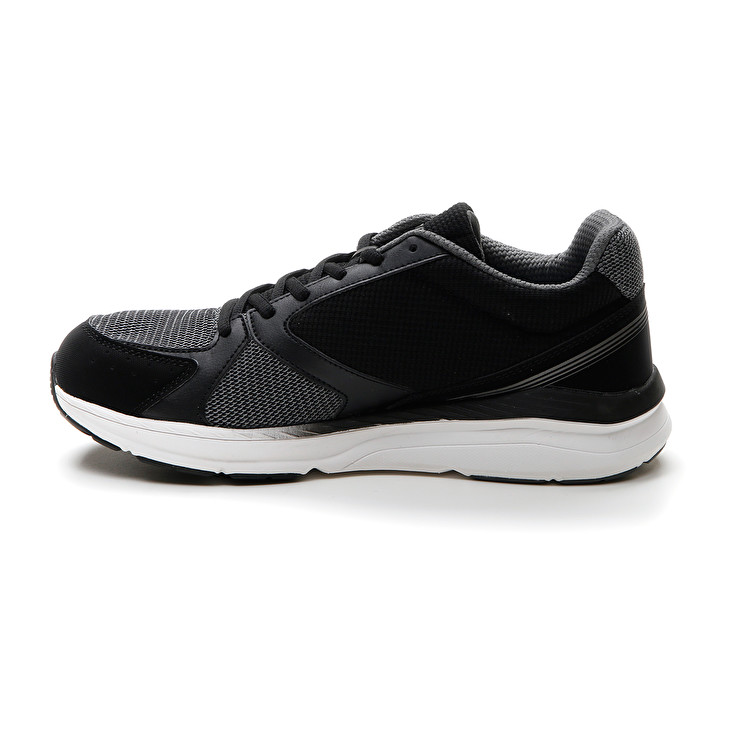 Men Lotto Speedride 600 Xii Training Shoes Black / Grey | 92056-DNTL