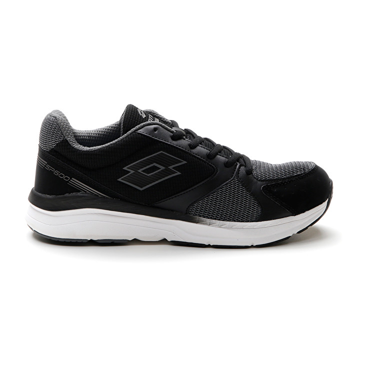 Men Lotto Speedride 600 Xii Training Shoes Black / Grey | 92056-DNTL