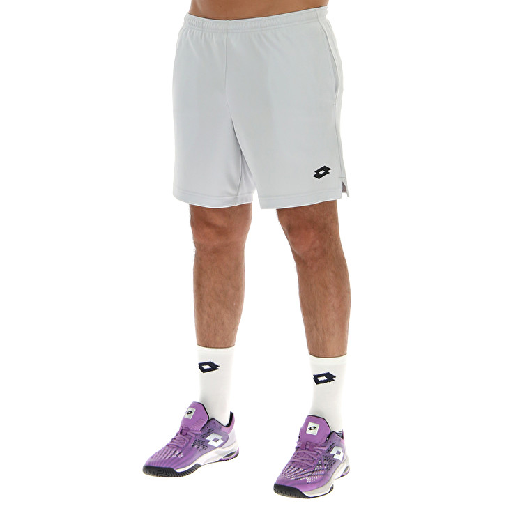 Men Lotto Squadra Ii7 Pl Shorts Grey | 97305-NQYI
