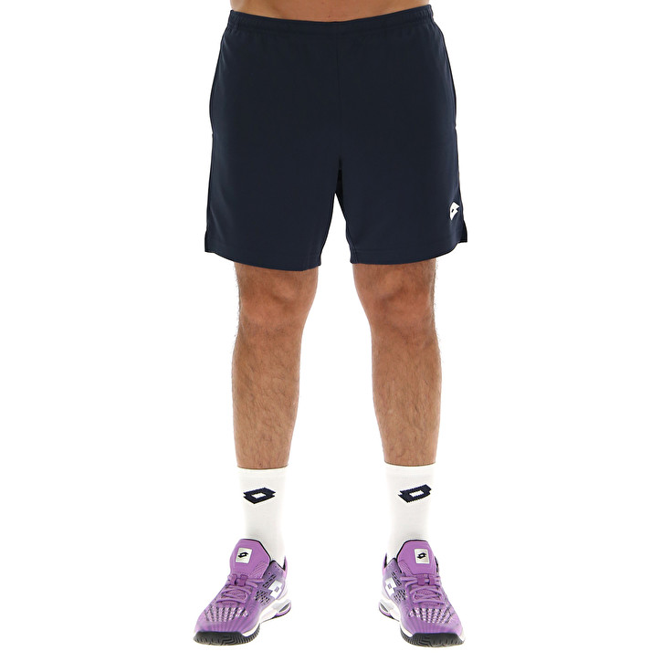 Men Lotto Squadra Ii7 Pl Shorts Navy / Blue | 37485-XMWN