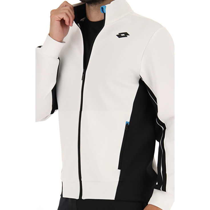 Men Lotto Squadra Ii Jackets White / Black | 25091-YKEB