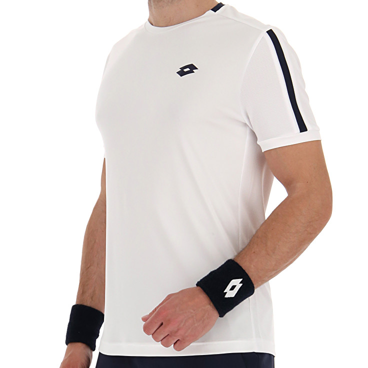 Men Lotto Squadra Ii Pl T-shirts White | 16502-RXOK
