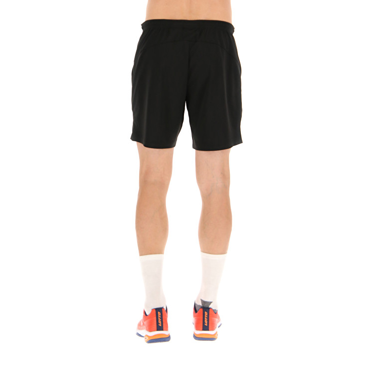Men Lotto Squadra Iii7 Shorts Black | 42735-UKPW