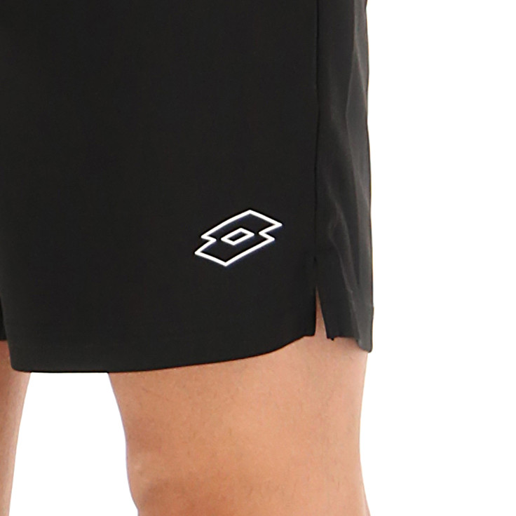 Men Lotto Squadra Iii7 Shorts Black | 42735-UKPW