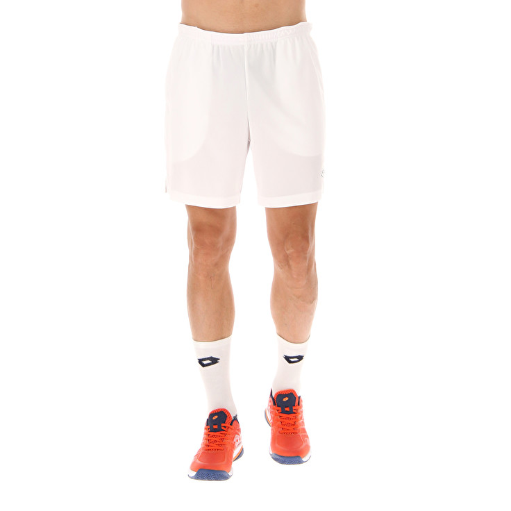 Men Lotto Squadra Iii7 Shorts White | 07483-QUZJ
