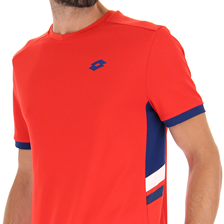 Men Lotto Squadra Iii T-shirts Red | 40627-QMJP