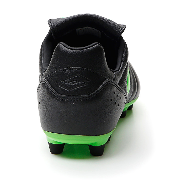 Men Lotto Stadio 200 Iii Fg Soccer Shoes Black / Green | 13067-DBQW