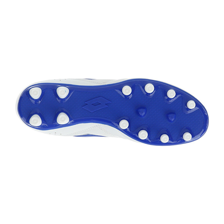 Men Lotto Stadio 200 Iii Fg Soccer Shoes White / Blue | 03184-SIAH