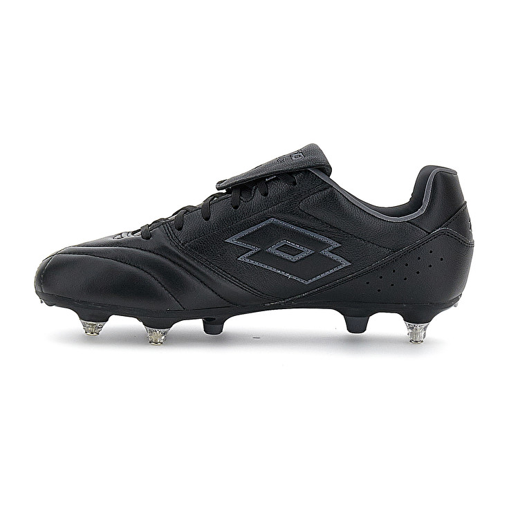 Men Lotto Stadio 200 Iii Sgx 50 Soccer Shoes Black | 64758-UAZI