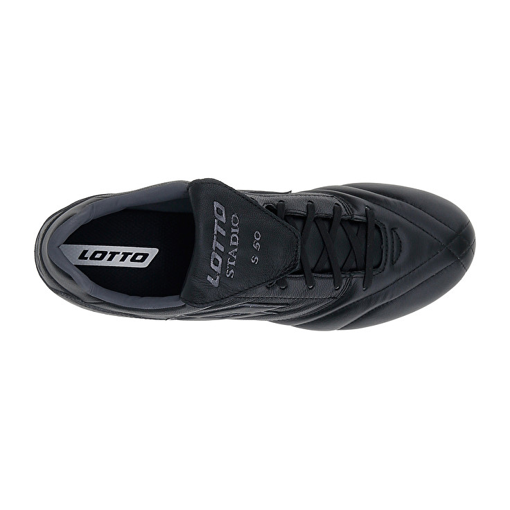 Men Lotto Stadio 200 Iii Sgx 50 Soccer Shoes Black | 64758-UAZI