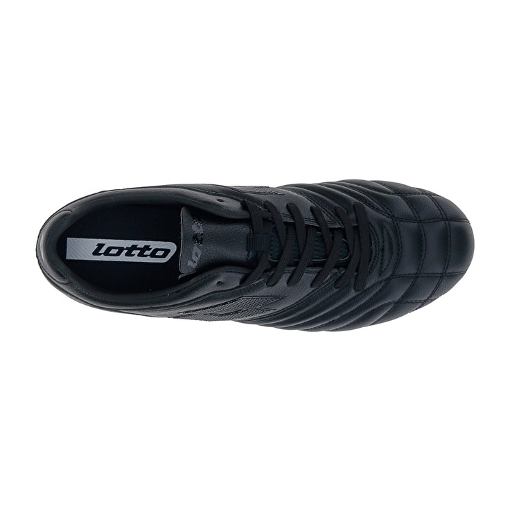 Men Lotto Stadio 300 Ii Agm Soccer Shoes Black | 78094-KUAV