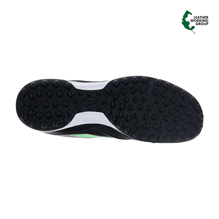 Men Lotto Stadio 300 Ii Tf Soccer Shoes Black / Green | 31652-FXJK