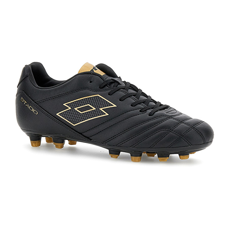 Men Lotto Stadio 705 Fg Soccer Shoes Black / Light | 56218-HLZB