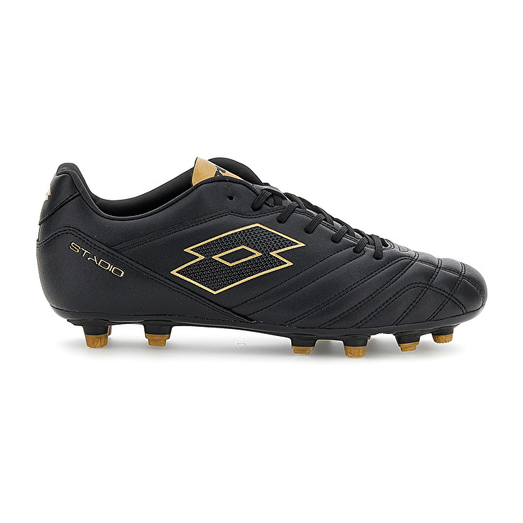 Men Lotto Stadio 705 Fg Soccer Shoes Black / Light | 56218-HLZB