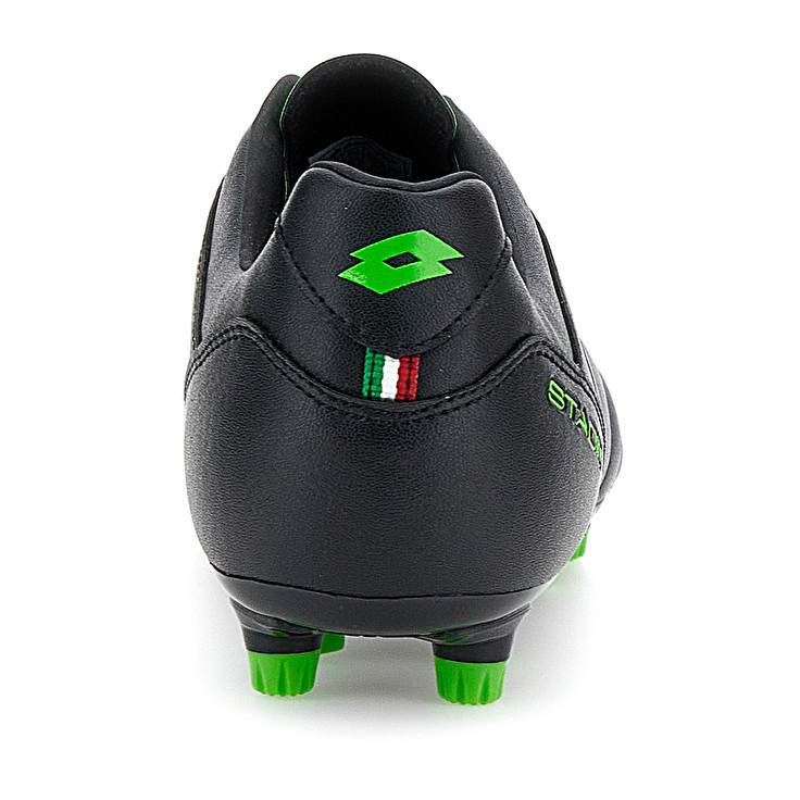 Men Lotto Stadio 705 Fg Soccer Shoes Black / Green | 26849-XRAJ