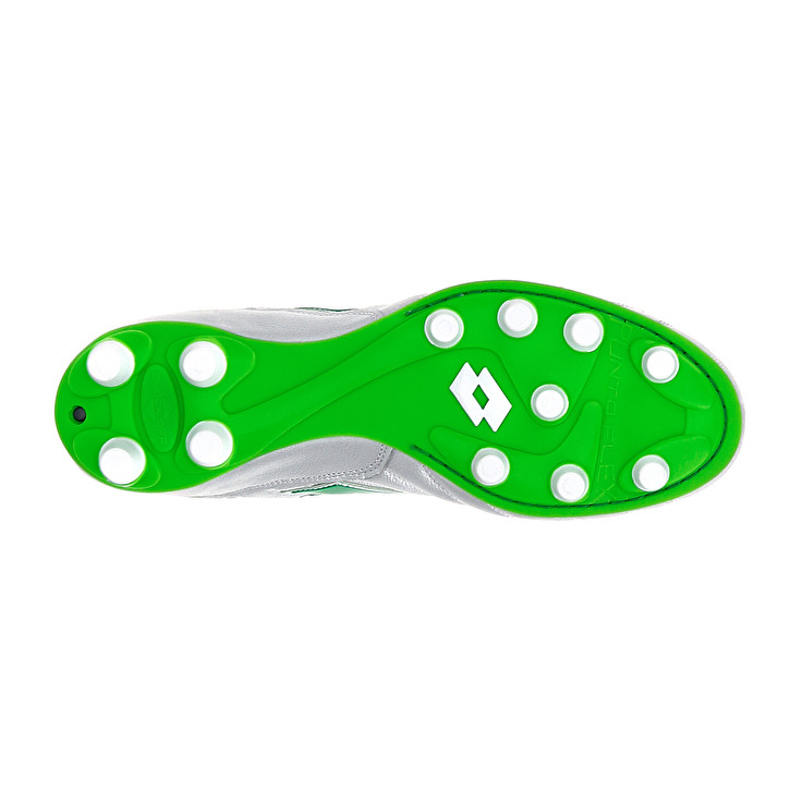 Men Lotto Stadio Og Ii Fg 50 Yrs Icon Soccer Shoes White / Green | 84023-WCJL