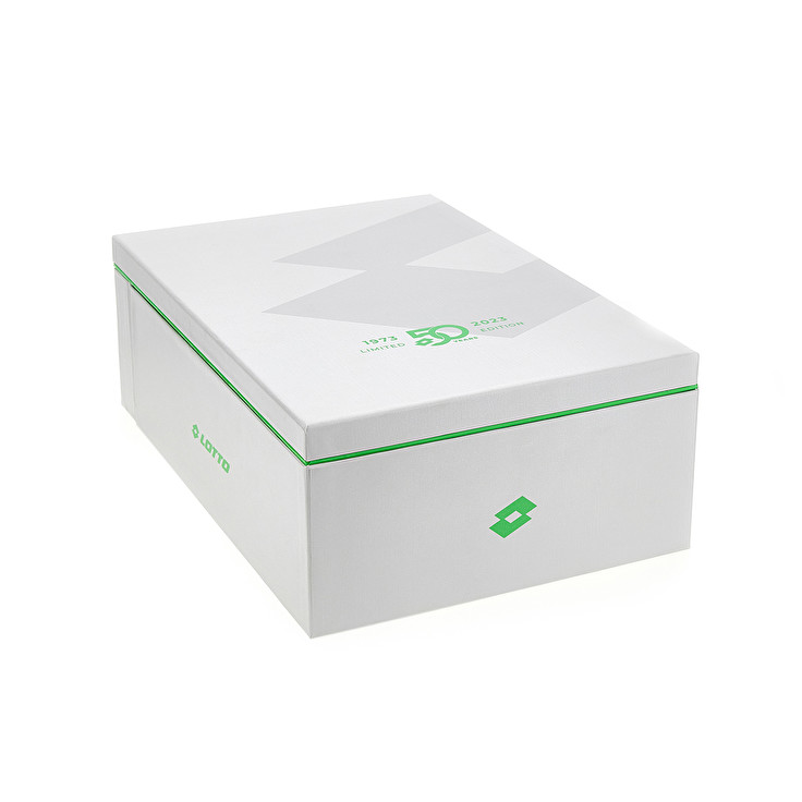 Men Lotto Stadio Og Ii Fg 50 Yrs Icon Soccer Shoes White / Green | 84023-WCJL