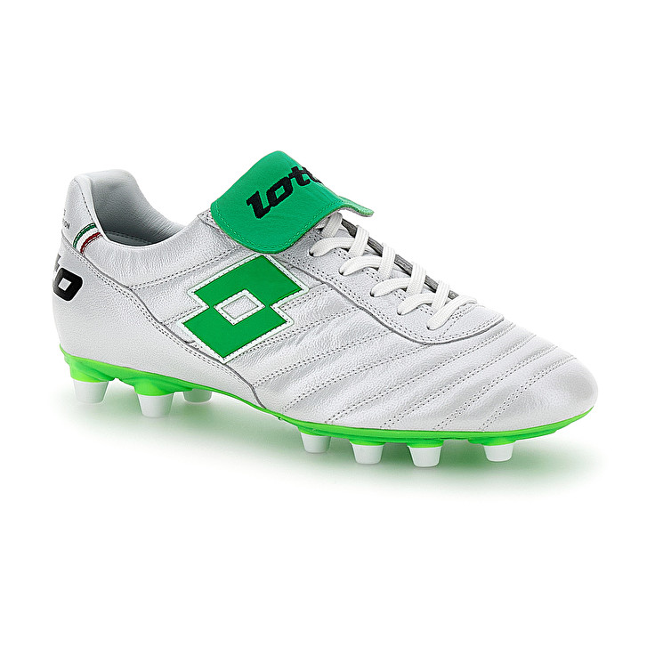 Men Lotto Stadio Og Ii Fg 50 Yrs Icon Soccer Shoes White / Green | 84023-WCJL