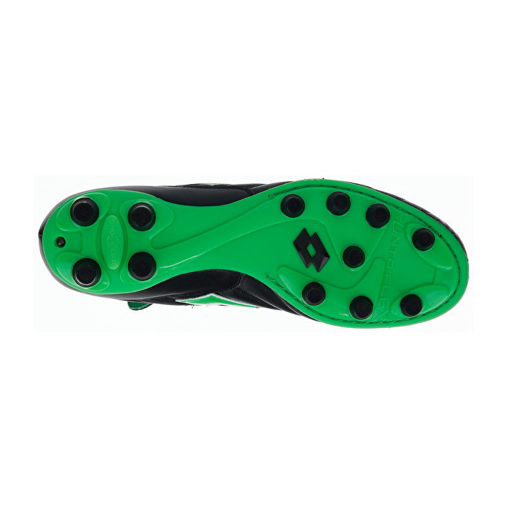 Men Lotto Stadio Og Ii Fg Soccer Shoes Black / Green | 80617-GWDH