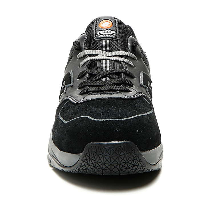 Men Lotto Street S1p Src Safety Shoes Black / Silver | 63271-SIWJ
