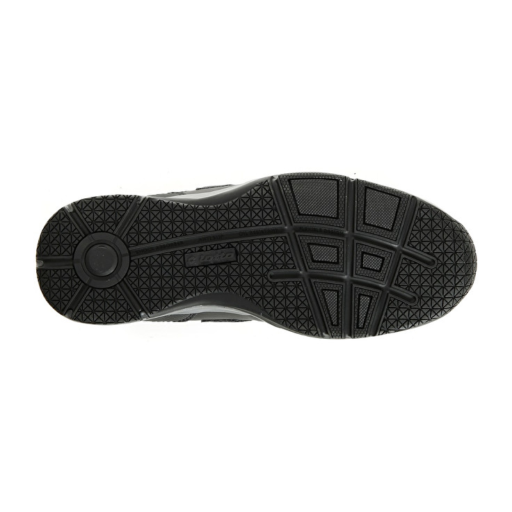 Men Lotto Street S1p Src Safety Shoes Black / Silver | 63271-SIWJ