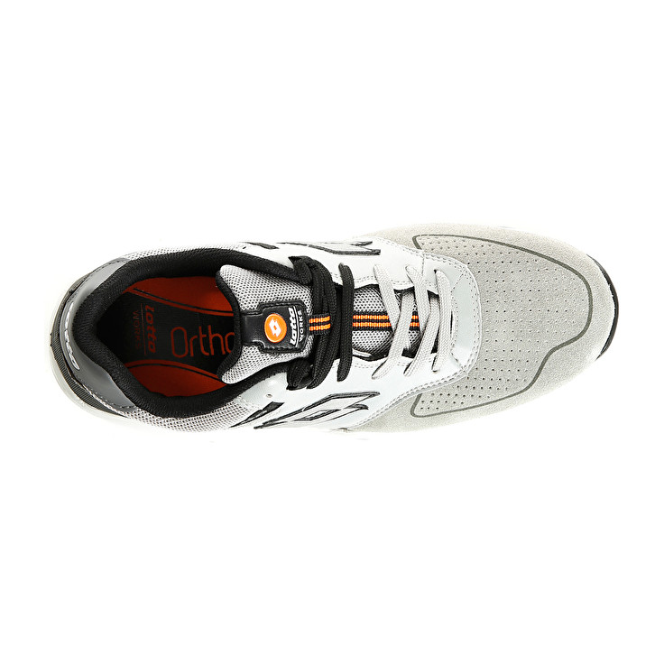Men Lotto Street S1p Src Safety Shoes Grey / Silver | 36127-SKZL