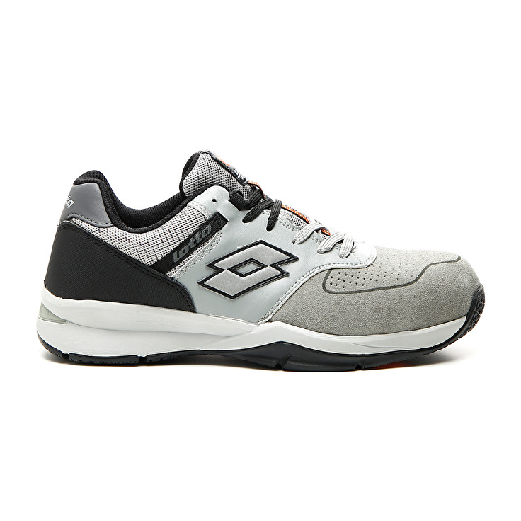Men Lotto Street S1p Src Safety Shoes Grey / Silver | 36127-SKZL