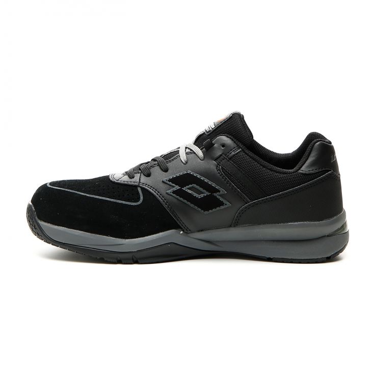 Men Lotto Street Safety Shoes Black | 42930-FJPX