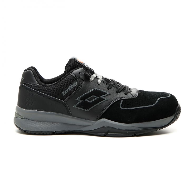 Men Lotto Street Safety Shoes Black | 42930-FJPX
