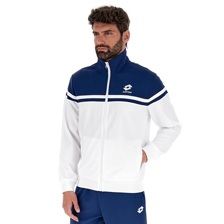 Men Lotto Suit Circle Pl Tracksuits White / Blue | 58926-WZIV