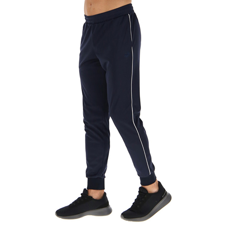 Men Lotto Suit Circle V Rib Pl Tracksuits Blue | 24859-LHKP