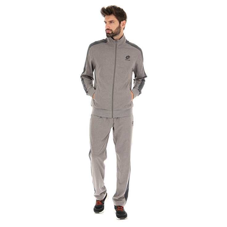 Men Lotto Suit More Js Mel Tracksuits Grey | 61493-UAKH