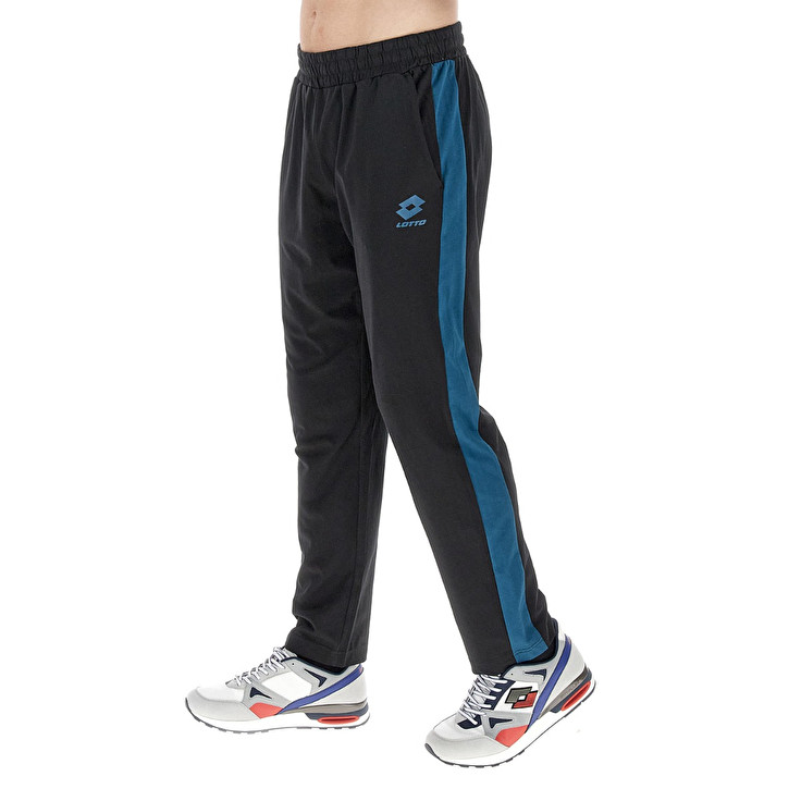 Men Lotto Suit More Js Tracksuits Black / Blue | 43579-WXTN
