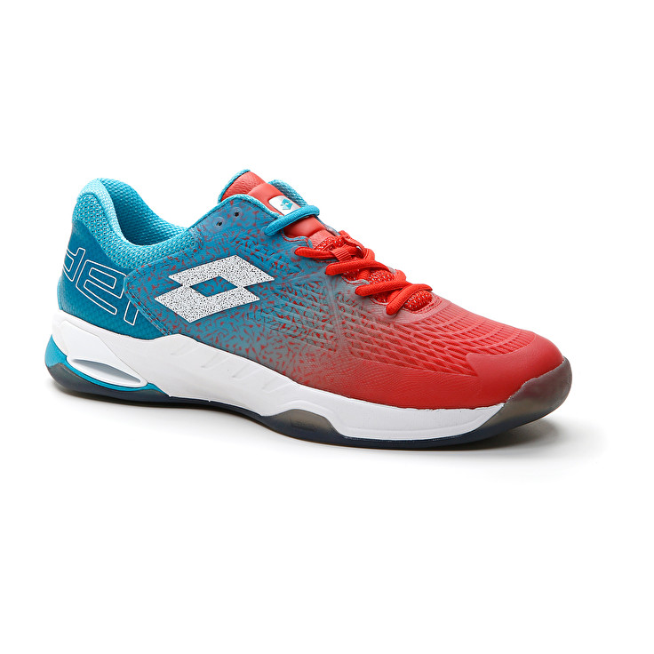 Men Lotto Superrapida 100 Paddle Shoes Red / White / Blue | 25496-SZYV