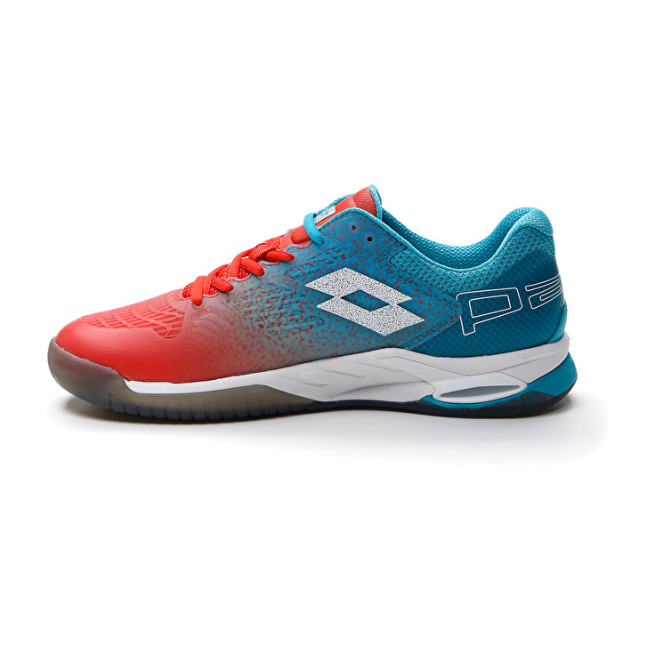 Men Lotto Superrapida 100 Paddle Shoes Red / White / Blue | 25496-SZYV
