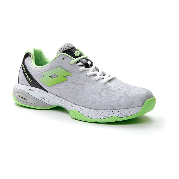 Men Lotto Superrapida 200 Iii Paddle Shoes White / Green | 49835-HOLV