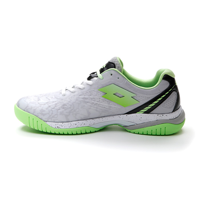 Men Lotto Superrapida 200 Iii Paddle Shoes White / Green | 49835-HOLV