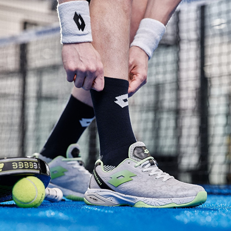 Men Lotto Superrapida 200 Iii Paddle Shoes White / Green | 49835-HOLV