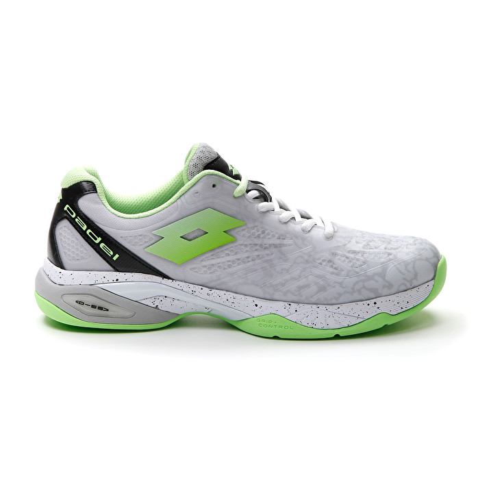 Men Lotto Superrapida 200 Iii Paddle Shoes White / Green | 49835-HOLV