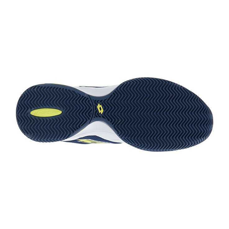 Men Lotto Superrapida 400 Iv Paddle Shoes White / Yellow / Dark / Blue | 56071-RDFQ