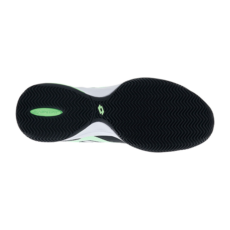 Men Lotto Superrapida 400 Iv Paddle Shoes Black / Green | 80945-YMVL