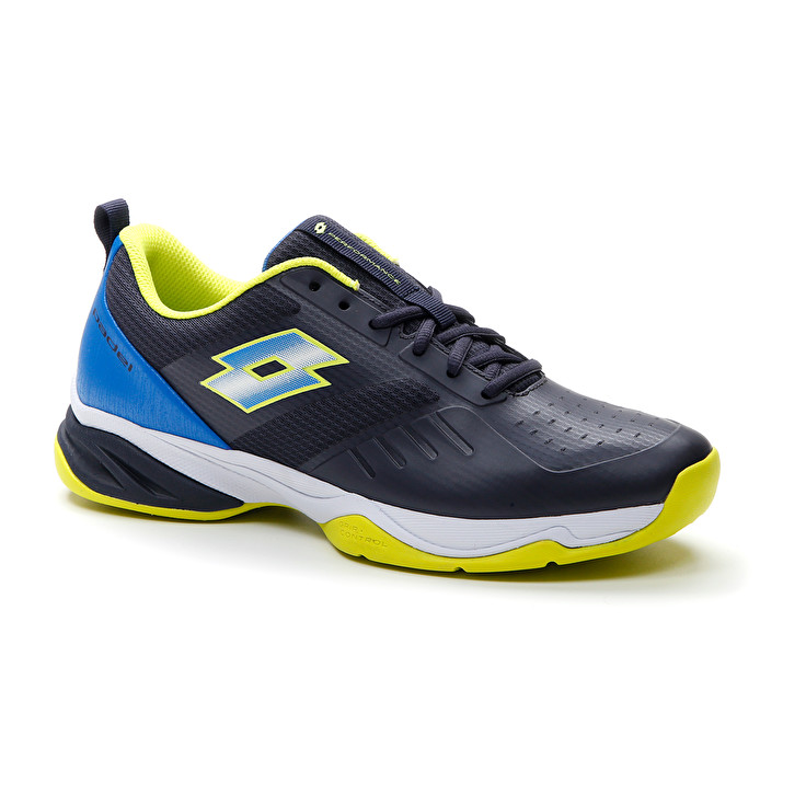 Men Lotto Superrapida 400 V Paddle Shoes Black / Blue | 65917-GCHE