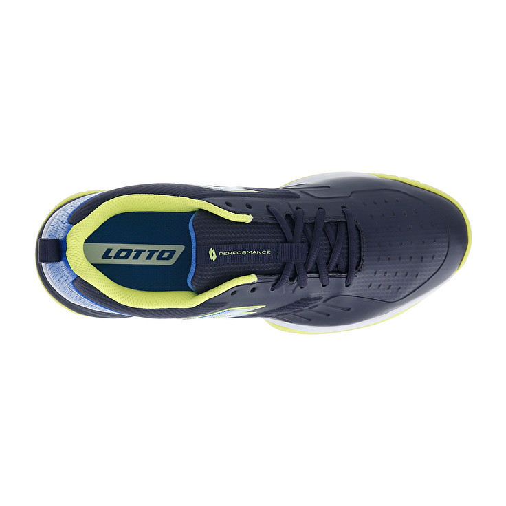 Men Lotto Superrapida 400 V Paddle Shoes Black / Blue | 65917-GCHE