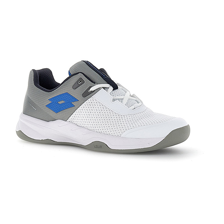 Men Lotto Superrapida 600 Paddle Shoes White / Grey | 28674-LNPV