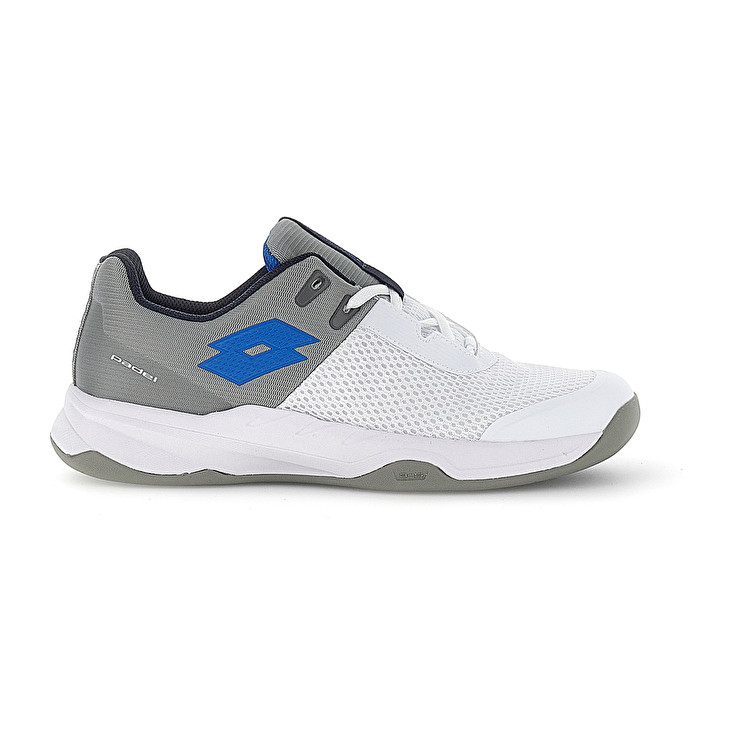 Men Lotto Superrapida 600 Paddle Shoes White / Grey | 28674-LNPV