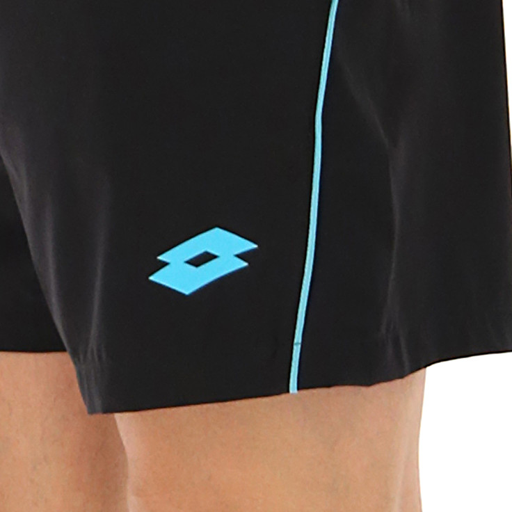Men Lotto Superrapida V Shorts Black / Blue | 47059-MAHJ