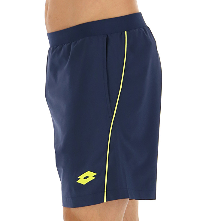 Men Lotto Superrapida V Shorts Dark / Blue / Yellow | 45967-FDNI